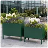 Pflanzkübel Metall Blumentopf modern rechteckig Blumenkübel Produktbild-Vorschau 7