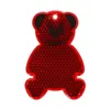 Riflettore "Orso" rosso trasparente Anteprima dell’immagine prodotto 3