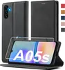 Samsung Galaxy A05S Handyhülle Leder Wallet mit Ständer und Produktbild-Vorschau 1