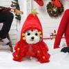 Traje navideño para perros, conjunto navideño para perros, Vista previa de la imagen del producto 4