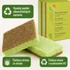 Špongia na umývanie riadu, ekologická špongia, 2 ks, Náhľad obrázku produktu 3