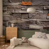 Selbstklebende Folie Fototapete - Stony Bedrock 196x140 cm Produktbild-Vorschau 1