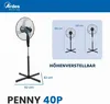 ARDES - Standventilator, leistungsstark, leise, 3 Flügel, Produktbild-Vorschau 3