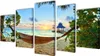 Bilder Dekoration Set Hängematte 200 x 100 cm Produktbild-Vorschau 1