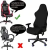 Gaming Stuhl bezug, gamingsthuhl 8 Stück bürostuhl mit Produktbild-Vorschau 2