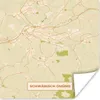 MuchoWow® Poster Stadtplan - Schwäbisch Gmünd - Karte - Produktbild-Vorschau 1