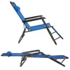 Springos Gartenliege, Blau, klappbar, Metall und Produktbild-Vorschau 10