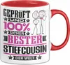 Stiefcousin Geschenk Lustiger Spruch für Stiefcousin Produktbild-Vorschau 1