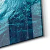DEQORI Glasbild Echtglas 90x60 cm 'Blick durch Wellen' Produktbild-Vorschau 5