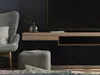 Klebefolie Möbel 45x100 cm - Holz Schwarz - Selbstklebende Produktbild-Vorschau 3