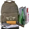 Plecak Greenburry Canvas BackPack XL Vintage Aviator khaki Podgląd zdjęcia produktu 2