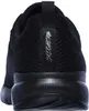 The back view of a black Skechers sneaker. Podgląd zdjęcia produktu