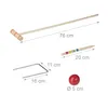 Jeu de croquet Relaxdays, 8 joueurs, pour petits et grands, Voir les images du produit 4