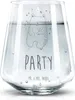 Mr. & Mrs. Panda Glas Bär Party - Transparent - Geschenk, Produktbild-Vorschau 1