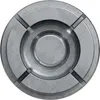 A top-down view of a metal anchor part. Anteprima dell’immagine prodotto