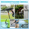 180Bar Akku Hochdruckreiniger mit 2×4000mAh Akkus, 6-in-1  Produktbild-Vorschau 6