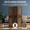 Paravent Séparateur de Pièce 3 Parties Cloison en Bois Voir les images du produit 1