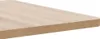 A close-up view of the edge of a light brown wooden table. Anteprima dell’immagine prodotto