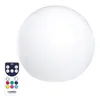 A white spherical light with a remote control. Voir les images du produit
