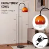Lampadaire ZMH, abat-jour incurvé, douille E27 (ampoule non Voir les images du produit 3