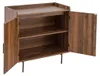 CALICOSY - Buffet 2 portesReproduction noyer avec façades Voir les images du produit 9