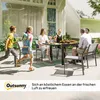 Outsunny Gartentisch ausziehbar Aluminium 160x80 cm Produktbild-Vorschau 8