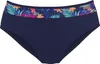 LASCANA Bikini-Hose navy-pink bedruckt Größe 42 Produktbild-Vorschau 1