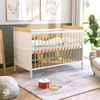 Baby-Delux Babybett Ella 60x120 cm Massivholz Kiefer weiß Produktbild-Vorschau 1