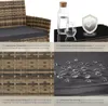 tectake® Rattan Gartenset Palese für 4 Personen Produktbild-Vorschau 4