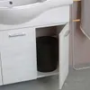 Mobile bagno a terra 105cm con 3 ante quercia bianco | Anteprima dell’immagine prodotto 8