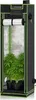 A black and green grow tent with plants inside. Náhled obrázku produktu