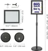 Stojak na szyld SucceBuy, 21,6 x 27,9 cm, regulowany stojak Podgląd zdjęcia produktu 8
