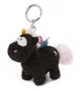 Nici Pluchen Key Ring Eenhoorn Regenbogen Yin, 10 cm Produktbild-Vorschau 1