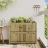 vidaXL Bac à plantes 90x50x70 cm Bois de pin imprégné Voir les images du produit 3
