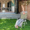 Verstellbarer Klappbarer Relaxsessel,Campingstuhl mit Produktbild-Vorschau 5