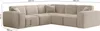 Ecksofa Designersofa CELES PREMIUM in Stoff Artico Creme Produktbild-Vorschau 2
