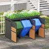 Abri pour poubelles avec jardinière, armoire de jardin à 3 Voir les images du produit 10