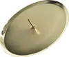 Adventskranzkerzenhalter Goldfarben Ø 10 cm aus Metall - Produktbild-Vorschau 2