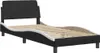 Bett "Viana" mit Matratze Schwarz und Weiß 90x190 cm Produktbild-Vorschau 4