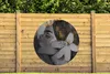 MuchoWow® Gartenposter Outdoor-Poster Rund Gemälde - Produktbild-Vorschau 3