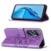 Infinix Hot 20 4G Hülle, Schmetterling Prägung Flip Leder Produktbild-Vorschau 2