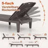 2-teiliges, verstellbares Sonnenliegen-Set, wetterfest, Produktbild-Vorschau 3
