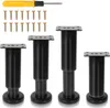 Jayseuw Lot de 4 pieds de meuble Pieds de table Pied de Voir les images du produit 1