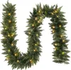 9 Fuß lange beleuchtete Weihnachtsgirlande, künstliche Produktbild-Vorschau 1