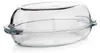 Owalne naczynie do pieczenia 2,8+1,8l 34x19,6cm szklane z Podgląd zdjęcia produktu 3