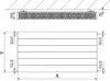 Mexen Line CL22 Heizkörperplatten 900 x 600 mm, seitliche Produktbild-Vorschau 6