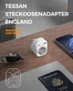 TESSAN 2er Pack Adapter England Deutschland Stecker 3 in 1 Produktbild-Vorschau 9