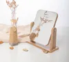ECARLA - Miroir cosmétique rectangulaire en bois Voir les images du produit 7