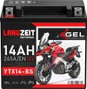 Langzeit Gel Motorradbatterie YTX14-BS 14Ah 12V Produktbild-Vorschau 4