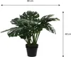 Mica Decorations Plante artificielle Monstera - 80x80x60 cm Voir les images du produit 8